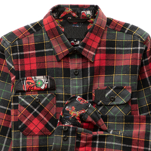 Wholesale 100% Cotton Men's Plaid Men's <b>shirts</b> Casual Streetwear Oxford Spinning Long Sleeves Plus Size Customized - Product Image 3