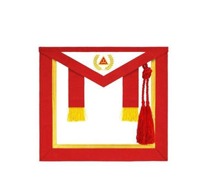 Badge maçonnique brodé à la main de luxe de qualité supérieure du New Jersey avec aimant, régalias maçonniques de l'arche royale, qualité artisanale durable - Product Image 4