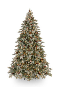 Árboles de Navidad Artificiales de Plástico Premium con Base, Preiluminados, Tipo Abeto, Realistas, 120/360cm - Product Image 6