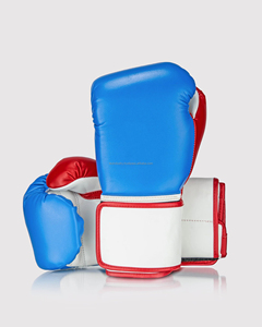 Gants de boxe confortables avec sangle en velcro, logo personnalisé, gants de boxe confortables pour hommes, OEM, logo privé, gants de frappe - Product Image 4