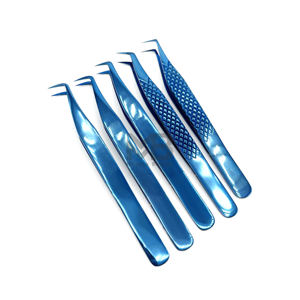 แหนบต่อขนตาพรีเมียม 100% สแตนเลสสตีล ทำมือ พร้อมปลายไฟเบอร์แหลมคุณภาพสูง กันลื่น รับผลิตแบรนด์ส่วนตัว - Product Image 2