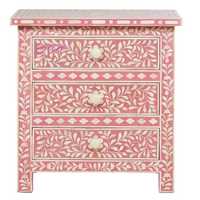 Table console en bois de luxe au design antique avec incrustation d'os pour salle à manger, chambre, décoration intérieure, salon - Prix de gros