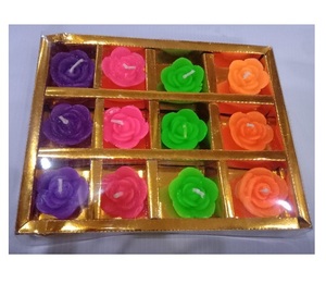 Velas de lujo de larga combustión, aromas fuertes, color elegante, gran precio al por mayor, velas perfumadas decorativas estructuradas con flores - Product Image 6