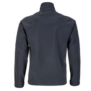 Veste Softshell Homme Hiver Personnalisée avec Logo Imprimé Coupe-Vent Prix Bas Fermeture Éclair Veste Softshell Polyester Personnalisée avec OEM - Product Image 3