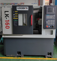 Tour CNC à tourelle horizontale léger Leichman LK-160, nouveau modèle, avec poste à outils automatique à 10 positions et banc incliné pour le tournage de métaux