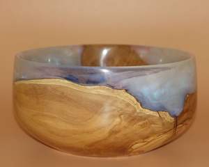 ชามไม้เรซินทำด้วยมือที่สวยงามทันสมัยชามเสิร์ฟสำหรับโต๊ะอาหารในห้องครัวที่บ้านและใช้ตกแต่ง - Product Image 5