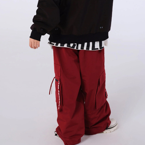 Pantalones de Esquí/Snowboard Holgados Personalizados 2025, Estilo Urbano, Cargo, Impermeables, Cortavientos, con Cremallera, Calefactables, Pierna Ancha, Sueltos - Product Image 4