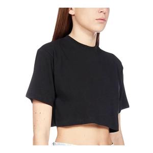 Top Corto de Verano Vintage Estampado Personalizado, Ecológico, para Mujer, Cuello Redondo, Manga Corta, Tela de Lona, Colores Personalizados - Product Image 3