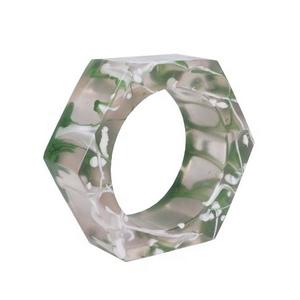 Centro de mesa de resina hecho a mano, anillos de servilletas con personalizado, fiesta de boda, restaurante, lujo - Product Image 3