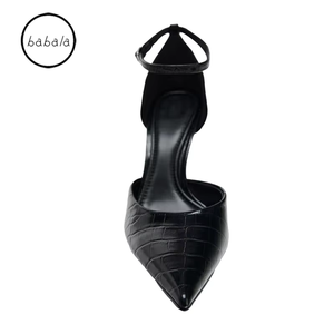 Produits en livraison directe Talons pour dames à bout pointu Support d'usine OEM ODM Design en petits lots Chaussures de bureau pour <span class=keywords><strong>mariage</strong></span> Sandales d'été - Product Image 3