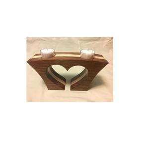 Bougeoir en bois de qualité supérieure Design unique de luxe Artisanat indien résistant à la chaleur pour la décoration de Noël à la maison - Product Image 1