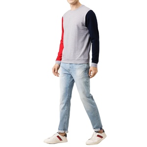 เสื้อกันหนาวแขนยาวสำหรับผู้ชาย, สินค้ามาใหม่เสื้อสเวตเชิ้ตสไตล์สตรีทแวร์สีล้วนสำหรับฤดูหนาว - Product Image 4