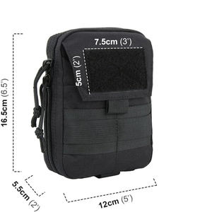 Molle Admin Pouch Tactical Utility Tool EDC Pouch Polyester Waist <b>Bags</b> for Outdoor for <b>Gun</b> Range Perfect As a <b>Gun</b> <b>Bag</b> - Product Image 2