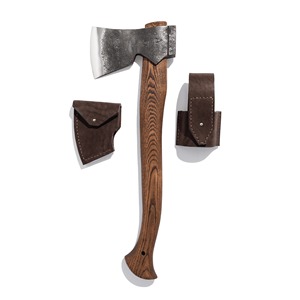 The Hatchet Carbon Steel Viking <b>Axe</b> With Ash Wood Handle Perfect DIY Survival Tool Gift for Fathers Groomsmen Husbands Gift. - Product Image 5