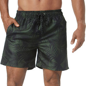 กางเกงขาสั้นผู้ชายแบบซับลิเมชันสำหรับใส่ออกกำลังกายทำจากผ้าขนสัตว์สองชั้น5นิ้วกระเป๋ากลางระบายอากาศได้ดีเป็นมิตรกับสิ่งแวดล้อม - Product Image 4