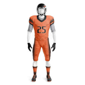 Uniforme de football américain personnalisable imprimé par transfert thermique en Spandex/Polyester, style unique pour les équipes nationales, unisexe adulte - Product Image 5