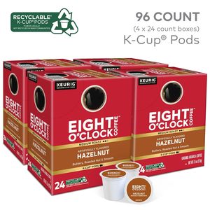 Café Eight O'Clock Noisette, dosettes individuelles Keurig K-Cup, dosettes de café aromatisées torréfaction moyenne, 96 unités - Product Image 3