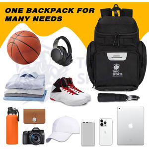 Bolsa de Baloncesto de Poliéster de Primera Calidad, Transpirable, Ligera, para Uso Diario, Precio Razonable, con Logotipo Personalizado Impreso - Product Image 4