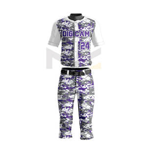 เครื่องแบบเบสบอลสำหรับผู้ชายและผู้หญิงเสื้อสำหรับผู้ใหญ่ชุดเล่นซอฟต์บอลระบายอากาศโลโก้ออกแบบได้เองขนาดพิเศษ - Product Image 4