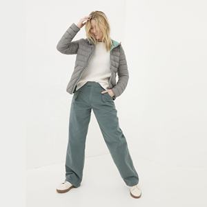 À capuche femmes hiver Puffer Bomber veste manches longues léger fermeture éclair matelassé imperméable respirant chaud épais - Product Image 1