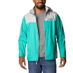 Top tendances vêtements pour hommes vêtements d'extérieur décontractés coupe-vent vestes imperméables léger fermeture éclair contraste vestes de pluie High Street - Product Image 1