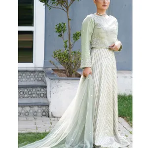 Women's Fashion Party Dress 2023 New Collection Embroidered Hand Made Boutique Party Dress For Women