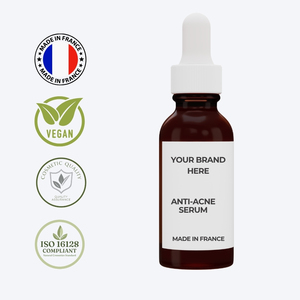 Sérum naturel anti-acné pour le soin de la peau du visage 30 ml avec de la niacinamide et de l'acide salicylique - Product Image 1