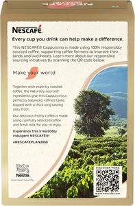 <b>NESCAFE</b> Gold <b>Cappuccino</b> <b>Unsweetened</b>, Pack of 8 - Product Image 2
