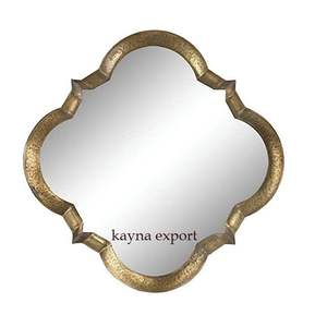 Miroir mural ovale encadré, best-seller, design artistique, décoration murale, miroir moderne, artisanat, miroir mural en métal - Product Image 4