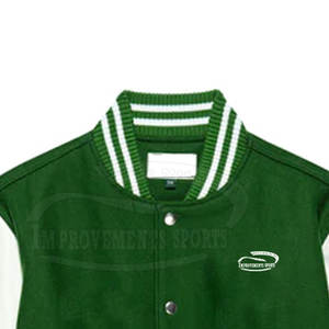 2024 más vendidos nueva chaqueta de letras de alta calidad de moda para hombres cómodo abrigo de invierno de lana de tamaño XS diseño de trabajo elegante - Product Image 3