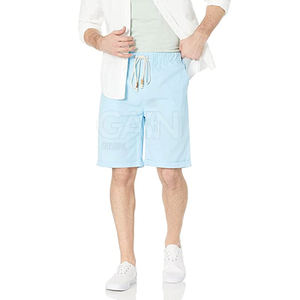 Shorts décontractés pour hommes sur mesure, taille mi-haute, avec logo personnalisé, séchage rapide et respirant, faible MOQ - Product Image 4