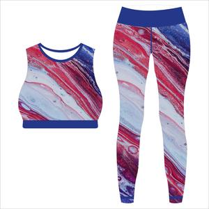 Costume de sport respirant à manches courtes imprimé léopard femmes mode impression pièce haut court taille haute Leggings entraînement sans couture - Product Image 4