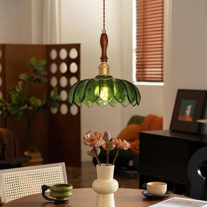 Lampe suspendue LED de style moderne, salon, salle à manger, bar, café, luminaire en verre et <span class=keywords><strong>cuivre</strong></span>, <span class=keywords><strong>suspension</strong></span>, lustre, décoration - Product Image 2