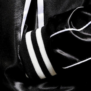 Veste en satin pour homme, style streetwear personnalisé 2025, col montant, 100% satin, qualité supérieure pour l'hiver - Product Image 5