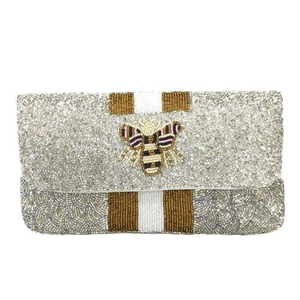 Sacs à souder perlés broderie perles de rocaille pochette à monnaie pour l'Inde pochette à la main pour une belle couleur par MD HANDICRAFTS - Product Image 4