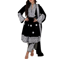 Robe formelle pour filles afghanes, faite à la main, avec broderie miroir, manches longues, en tissu mélange de soie et coton, tissu chiffon, motif floral