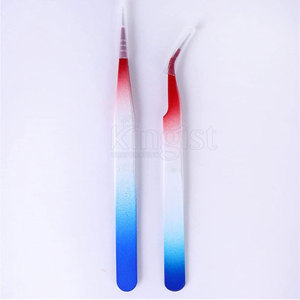 Pinces à cils Perfect Curve avec une sensation légère pour le travail des cils, pinces à cils courbes et droites douces - Product Image 6