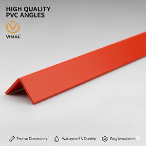 Meilleures ventes de profilés en L en PVC rigide avec des bords lisses pour les coins de murs, les panneaux de meubles et les applications de construction - Product Image 2