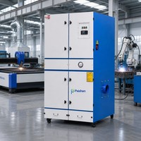 Collecteur de poussière industriel à cartouches à nettoyage par jet pulsé pour la découpe laser, la soudure, le traitement des grains, la fonderie, l'exploitation minière et les sciure de bois