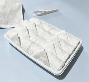 Single-Use Terry Cotton Airline Hot Towel Disposable Woven Towel Tray for <strong>Oshibory</strong> Factory - Product Image 4