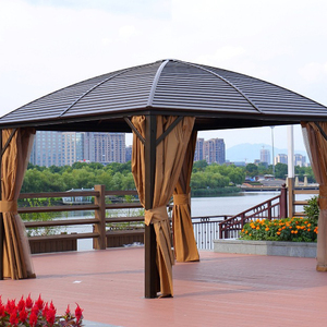 Pavillon de jardin en alliage d'aluminium de qualité supérieure, grand abri solaire de luxe pour cour, tente de véranda, vente en gros - Product Image 5