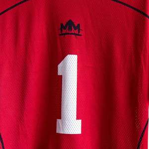 Camiseta de Entrenamiento de Fútbol Roja, Ligera, de Malla, para Hombre, Uniforme Deportivo Personalizado, Fabricante OEM - Product Image 3