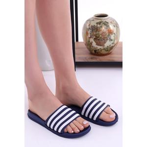 Ciabatte a righe da spiaggia e da casa Unisex confortevoli 0103 aria blu - Product Image 5