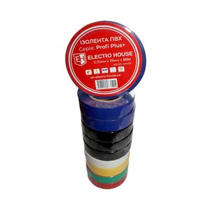 Gran oferta, cinta aislante de PVC surtida de 50 metros, cinta adhesiva eléctrica ignífuga para aplicaciones de alto voltaje - Product Image 1