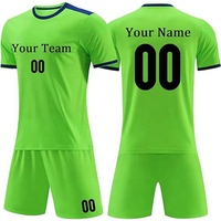Uniformes de Fútbol Personalizados 2024, 100% Poliéster, para Hombre, Conjuntos de Camisetas de Fútbol de Equipo, Impresión Digital de Alta Calidad, Logotipo Personalizado