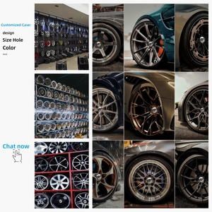 Rines Deportivos Estilo Hunt Weld de 15, 17, 18 y 20 Pulgadas, 5x120.65, 5x120, 5x114.3, 5x115, Rines Forjados Personalizados para Sexy Sally Mustang <span class=keywords><strong>GT500</strong></span> - Product Image 6