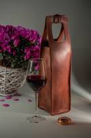 Cesta de Cuero Premium para Dos Botellas de Vino, con Logotipo Personalizado, Funda Protectora de Lujo Impermeable, Embalaje de Regalo para Bodas