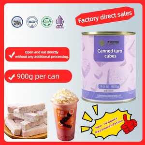 Offre Spéciale : Taro Sucré en Conserve de 0,9 kg Prêt <span class=keywords><strong>à</strong></span> Consommer – Ingrédients pour Bubble <span class=keywords><strong>Tea</strong></span>, Dés de Taro en Conserve de Qualité Alimentaire Supérieure - Product Image 1