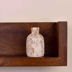 Vase en céramique blanc rustique, style nordique simple, mini pot en terre cuite pour la décoration de la maison ou la décoration de mariage - Product Image 6