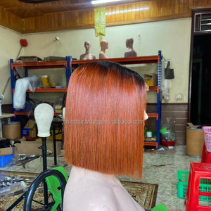 วิกผมบ๊อบแบบตรงวิกผมด้านหน้าแบบบราซิลเลี่ยน - Product Image 1